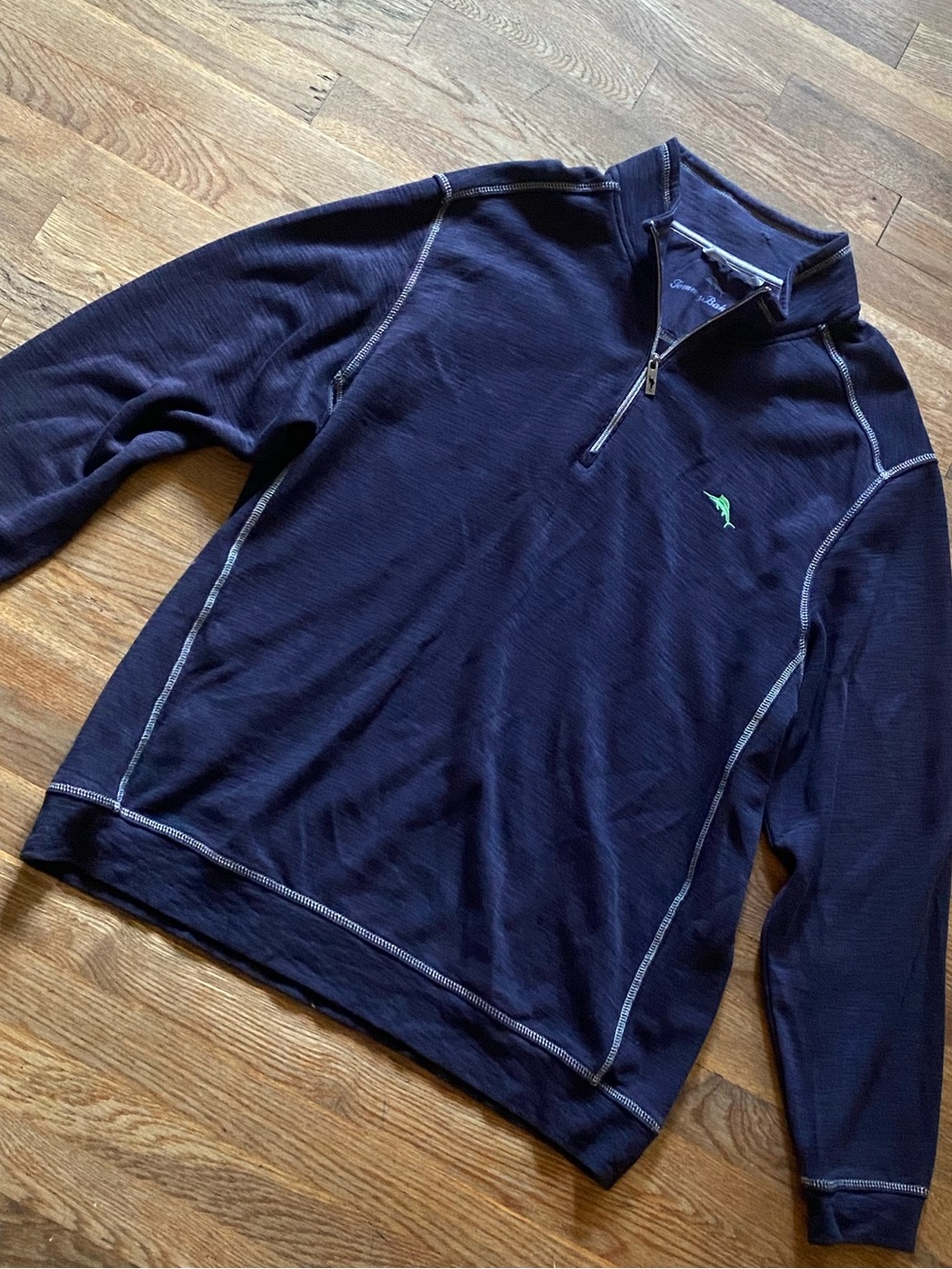 Tommy Bahama Tobago Bay Half Zip SweatShirt XXL - Picture 3 of 10